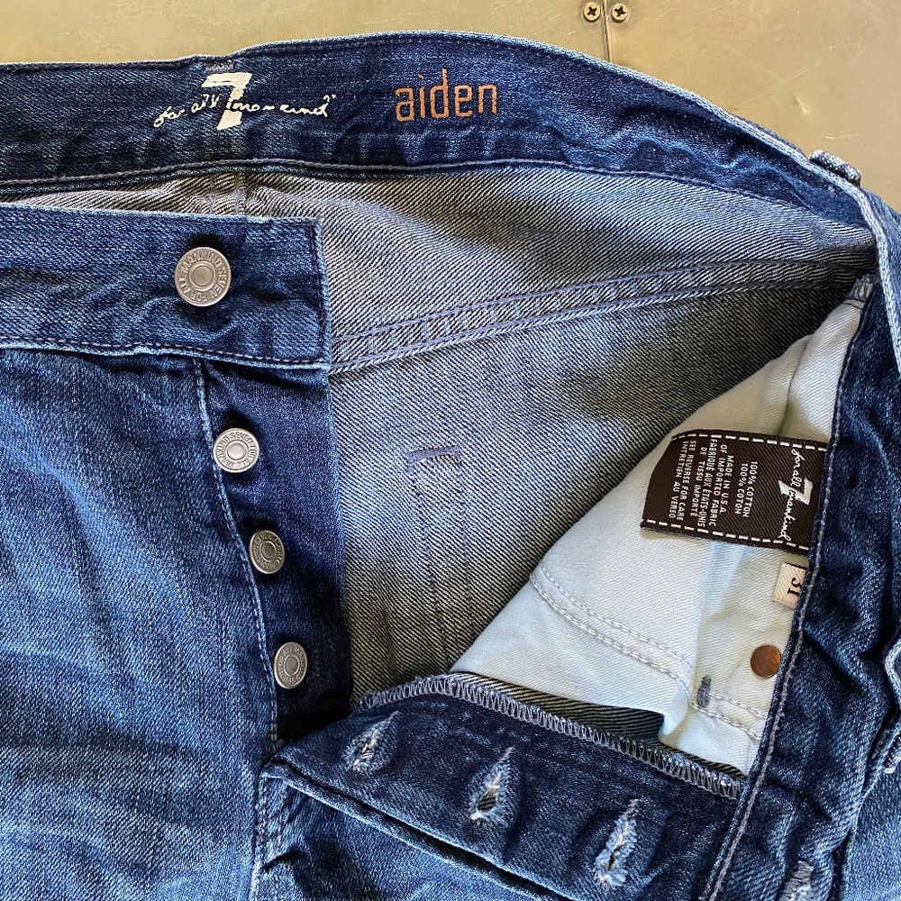 7 for All Mankind Aiden Jeans 31x30